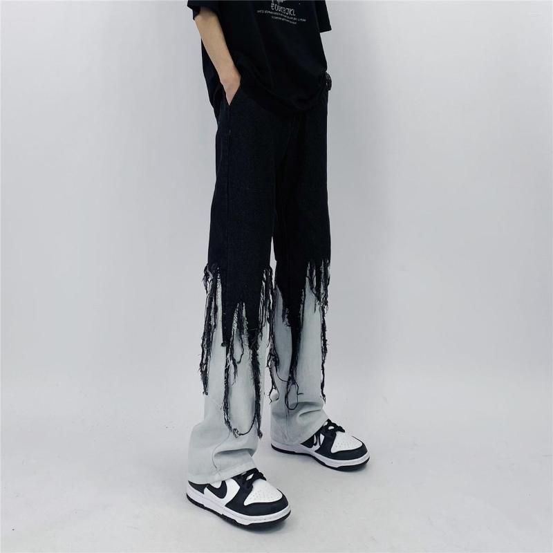 

Men' Jeans A1060 Fashion Men' 2022 Runway Luxury European Design Party Style Clothing, Picture shown