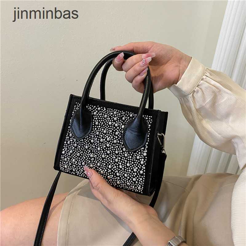 

Design Diamond Bag 70% Discount Wholesale and Retail Red Temperament Small Square Hot Rhintone Hand New Women's Single Shoulder Msenger, White6