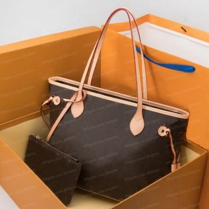 Designer Bag 2pcs Set Totes Women Shoulder Bags Handbags Wallets Luxurys Ladies Handbag Purses 6 Colors JN8899-image-829517780