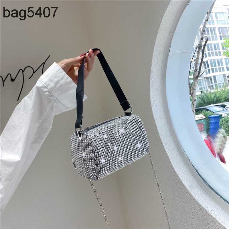 

2023 Women's Diamond Bag 70% Discount Wholesale Retail Popular Cosmetic Portable Autumn and Winter New Fashion Chain Single Shoulder Msenger Women, Black9