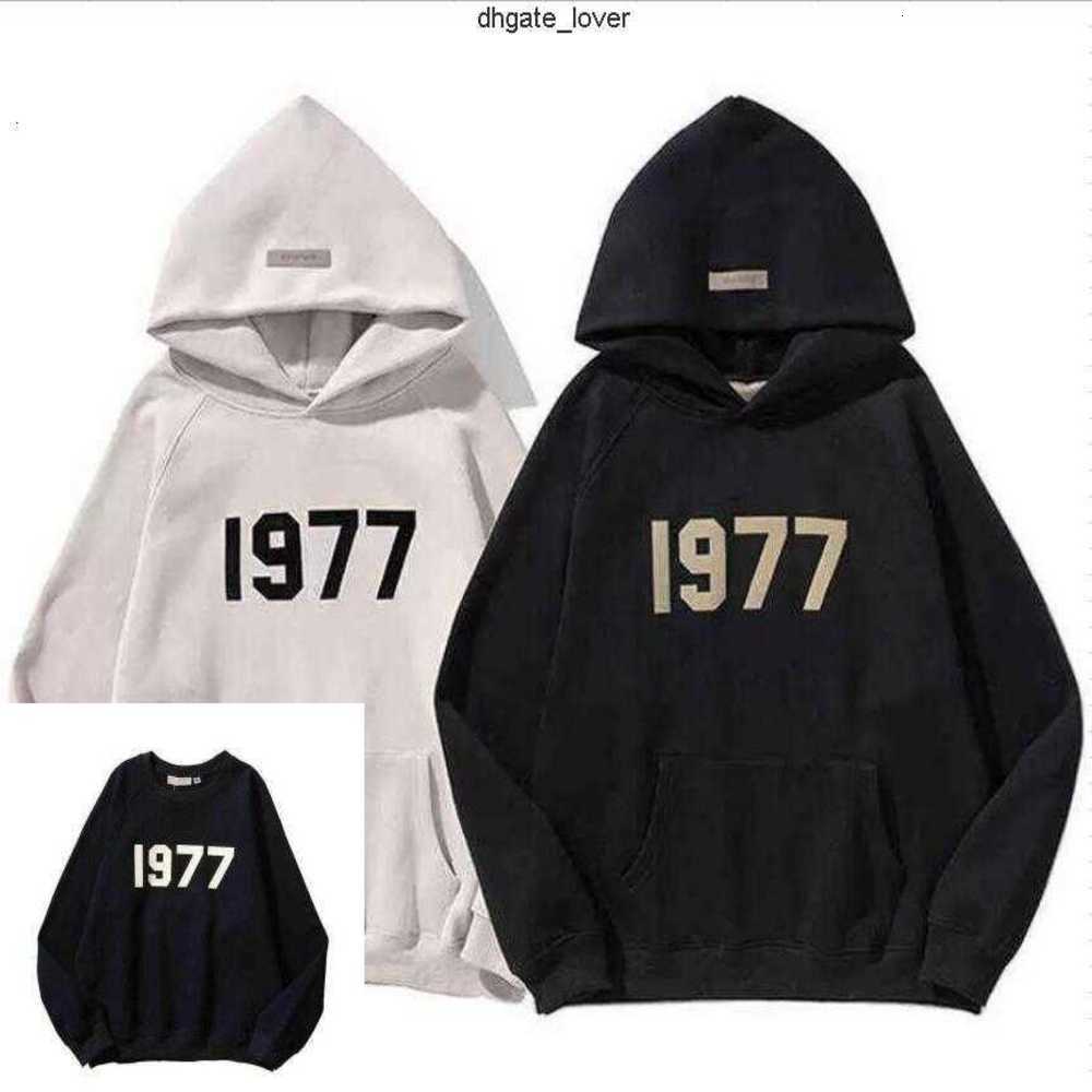 

High Street Couple Men's Hoodies Sweatshirts Designers Hoodie Essentials Hooded for Mens Fog God of Fear Multi Thread Flocking 1977q0y5
