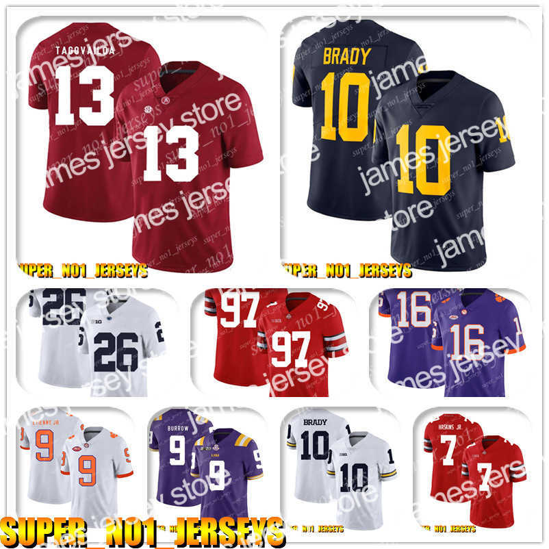 

Football Jerseys 5-24 NCAA 13 Tua Tagovailo 10 Tom Brady Michigan Wolverines 7 Ben Roethlisberger 19 Juju Smith-Schuster 55 Devin Bush 90 T.J. Watt