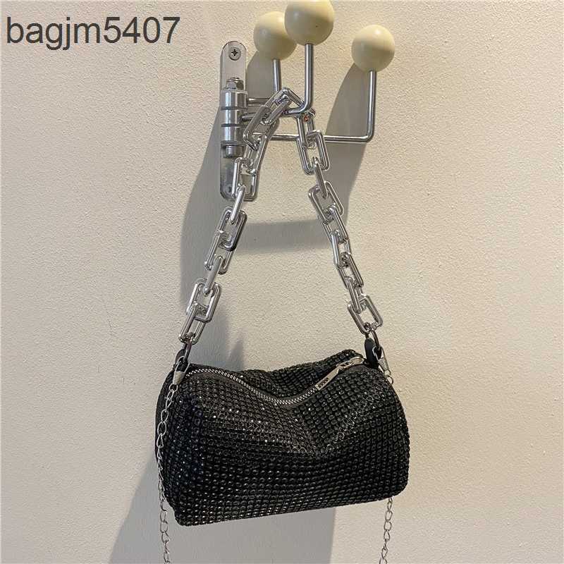 

2023 Women's Diamond Bag 80% Discount Wholesale Retail Water Chain New Fashion Summer Personality Foreigned Cross Body Small Crowd Armpit, Black10