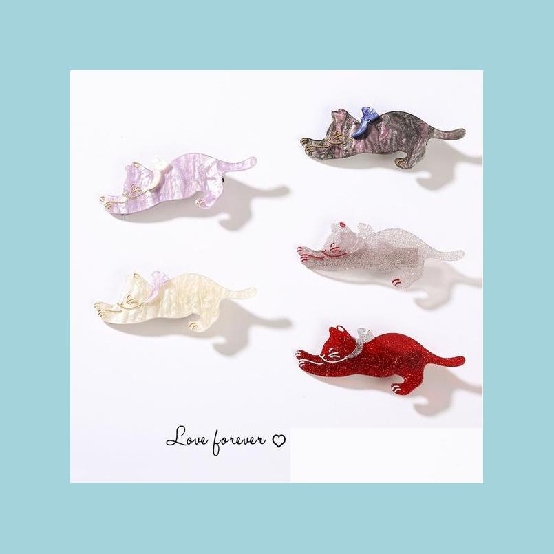 

Hair Clips Barrettes Sweet Girls Fashion Cartoon Cat Bb Clip Party Hairclip Pin Jewelry Drop Delivery Hairjewelry Dhrxf