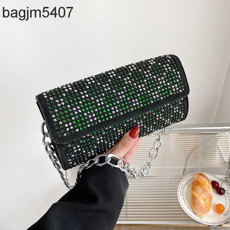 

2023 Fashion Rhinolite Bag 80% Discount Wholesale and Retail Color Women Winter New Simple Chain One Shoulder Underarm Women's, Black5