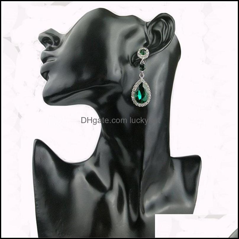 

Dangle Chandelier Drop Earrings Fashion Crystal Jewelry Water For Women Ear Rings Drops Delivery Otx01