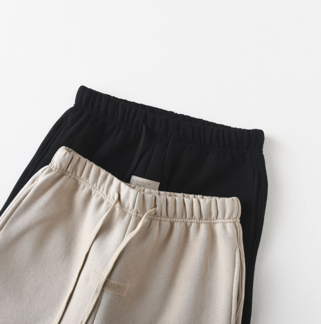 

Velvet Sweatpants Floating Digital Men' and Women' Casual Pants American Autumn and Winter, Beige