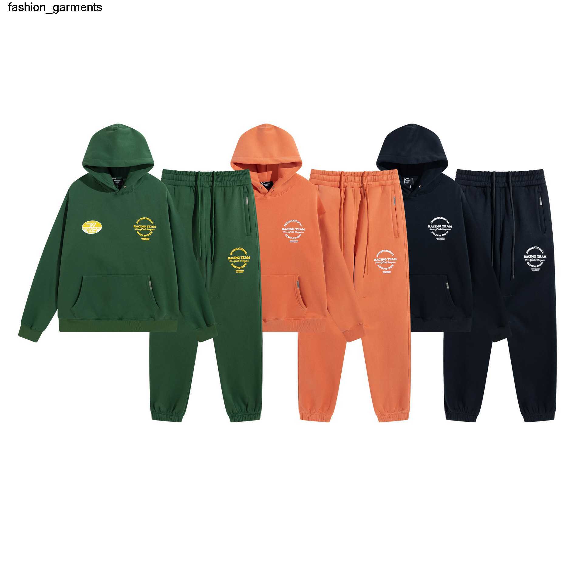 

designer Men' Tracksuits Winter Fashion Suit REPRESENT LETTERPRINT Casual Loose Vintage Plush Sweater, 290 orange