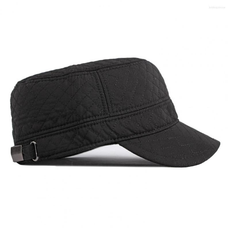 

Visors Stylish Men Winter Hat Solid Color Lightweight Headwear Soft Peaked Washable For Daily Wear, Black
