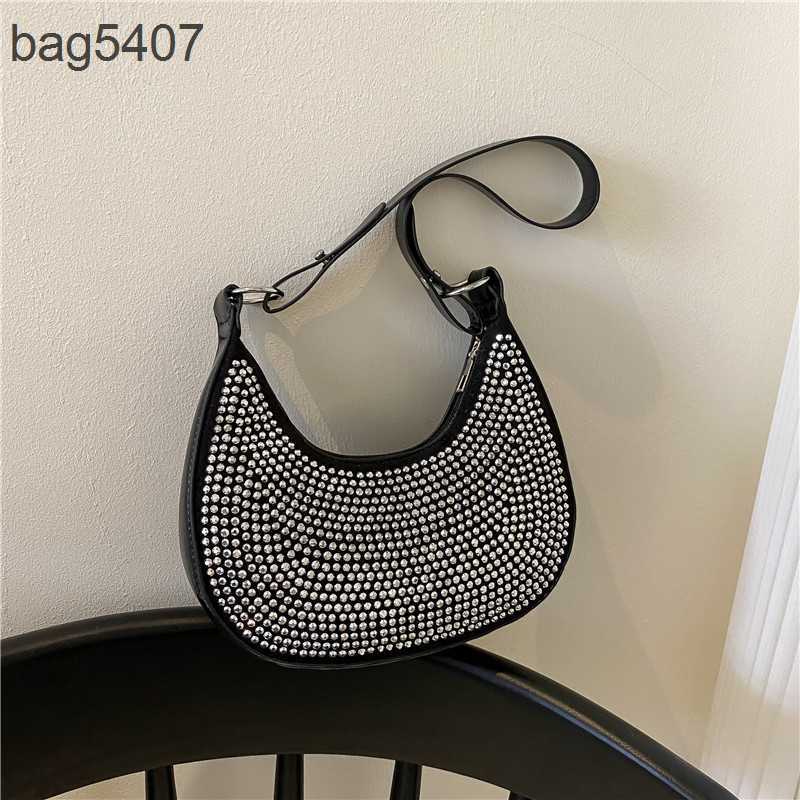 

2023 Fashion Diamond Bag 80% Discount Wholesale and Retail This Year's Popular Women's Summer Underarm Hot Shoulder, White6