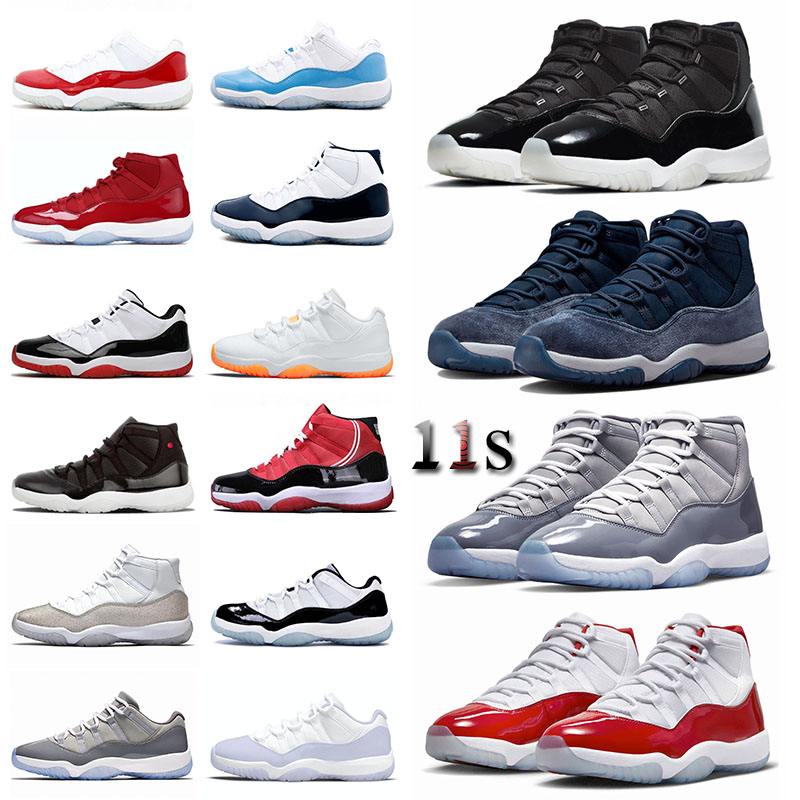 baskets pour hommes en plein air Cherry 11 Jumpman 11s Chaussures de basket-ball Glitter Varsity Red Concord High Citrus Cool Grey Georgetown Pan