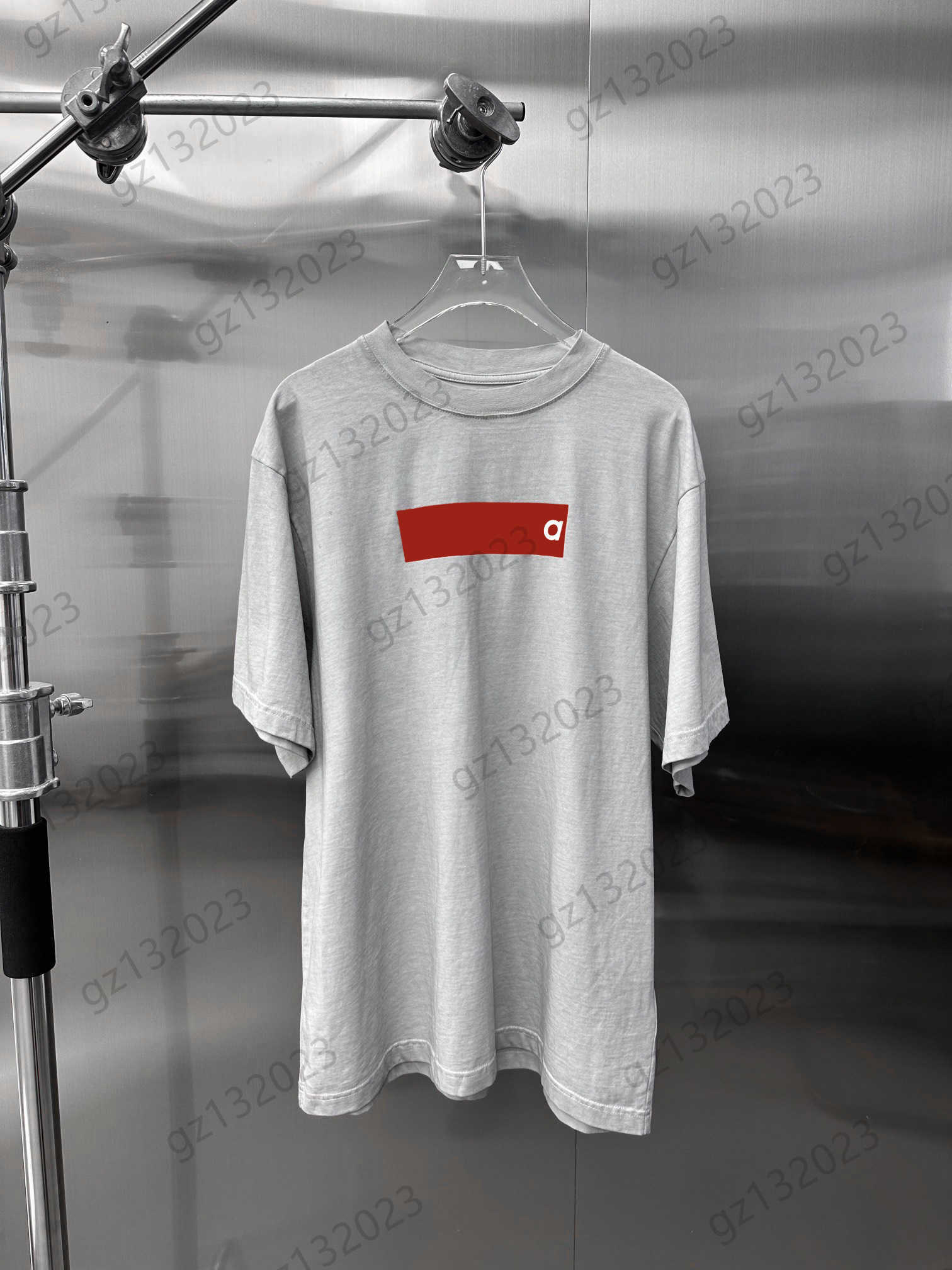 

Fashion Womens T-Shirts Contrasting Color Letter Stripe Print Pullover Undershirt Round Neck Short Sleeve Loose Shirt Fashion Joker Women Clothing