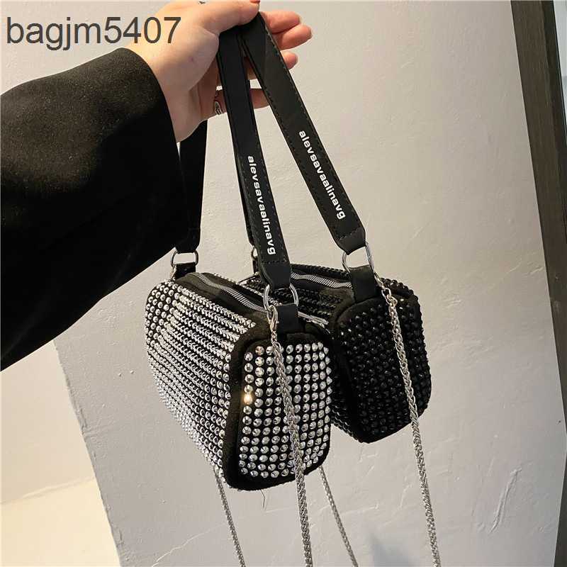 

Design of the Diamond Bag 80% Discount Wholesale and Retail Net Red Black Studded Small for Women Summer New Fashion Versatile Msenger Chain Shoulder, Silver7