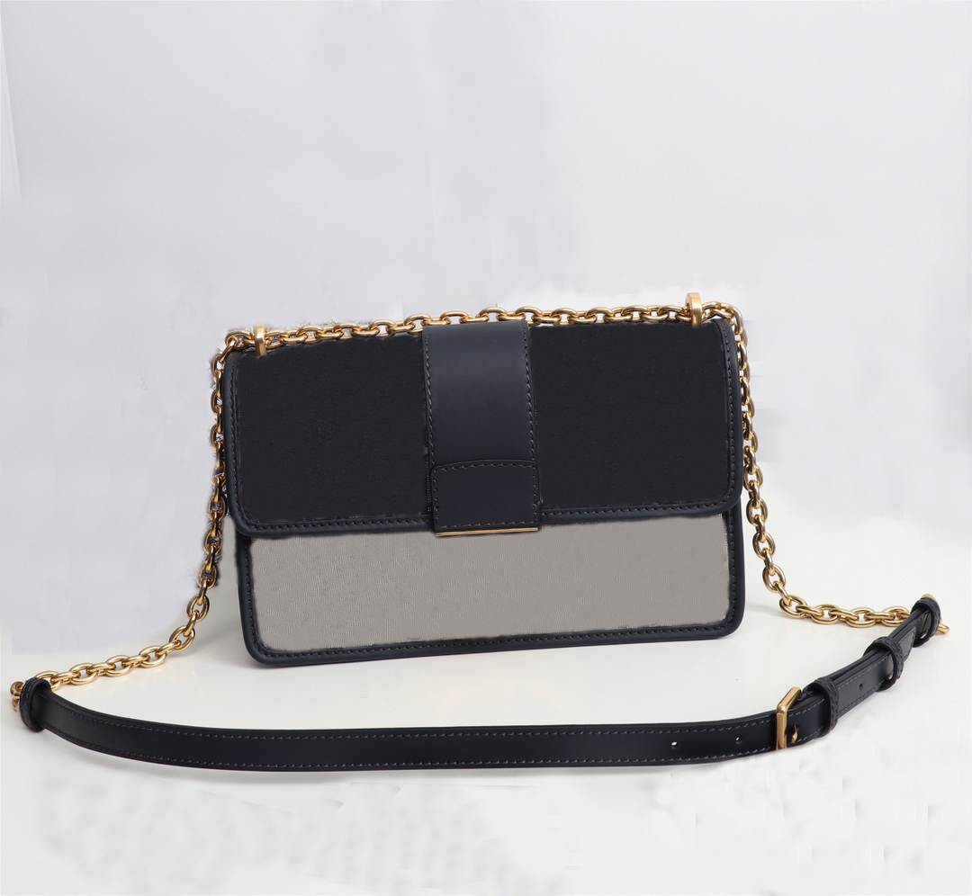 

crossbody bags black fabric chain messenger shoulder bag purse handbag