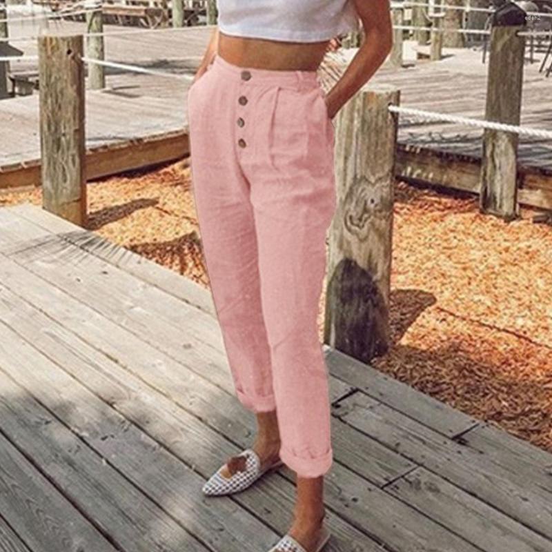 

Women's Pants 2022 Fashion Women's Summer Plus Size 3XL Trousers Women High Waist Slim Harem Casual For Y2k, Dark brown