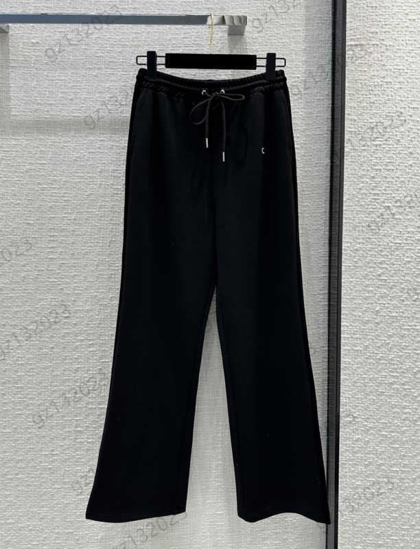 

Women Pants Elastic Waist Drawstring Loose Casual Trousers Velvet Fabric High Waist Wide Legs Slimming Trouser Fashion Designer Brand Womens Clothing 1970