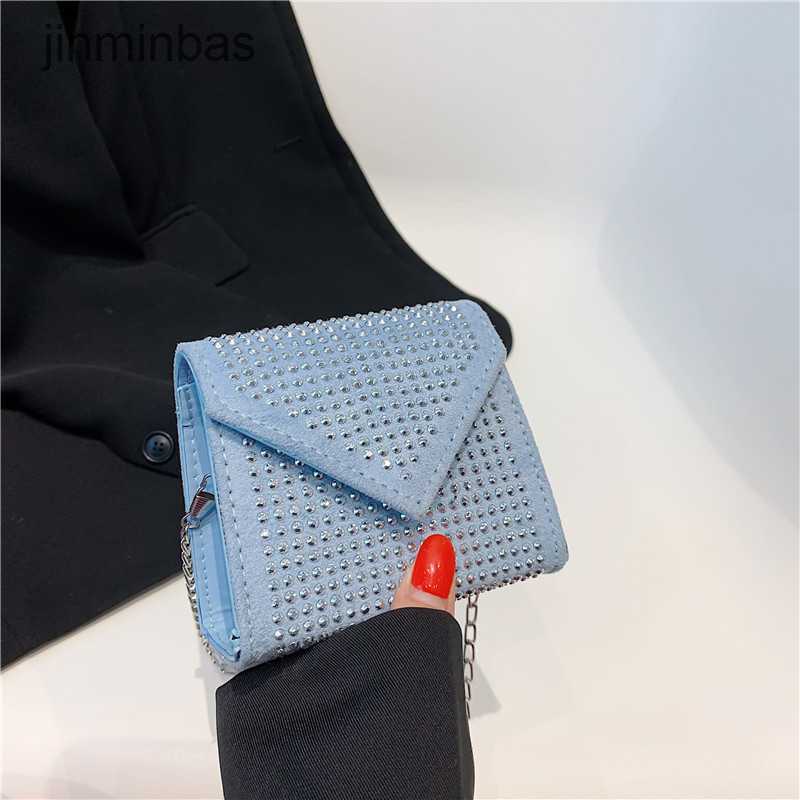 

2023 Fashion Diamond Bag 60% Discount Wholesale Retail Small Square New Women's in Spring and Summer of Hand Rhintone Shoulder People Cross Body, Gray