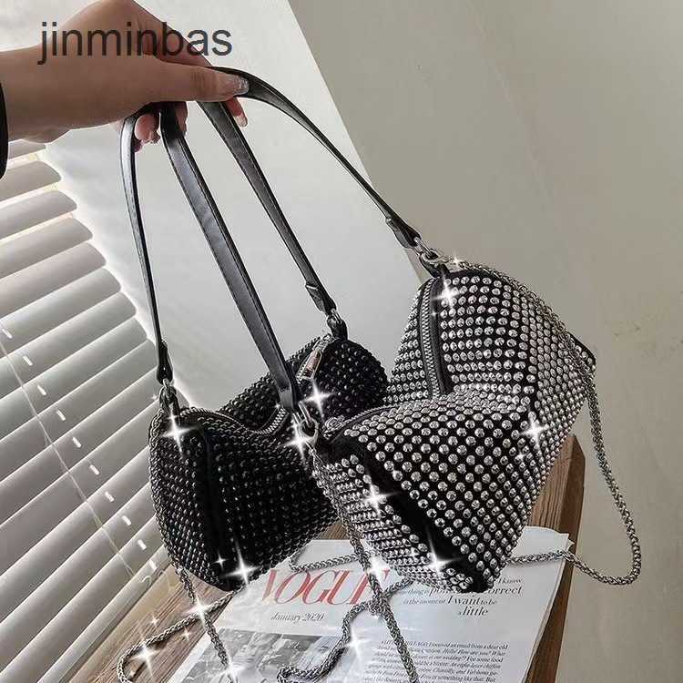 

Design Diamond Bag 70% Discount Wholesale and Retail Rhintone Women's Summer New Fashion Armpit Korean Chain Msenger, Black6