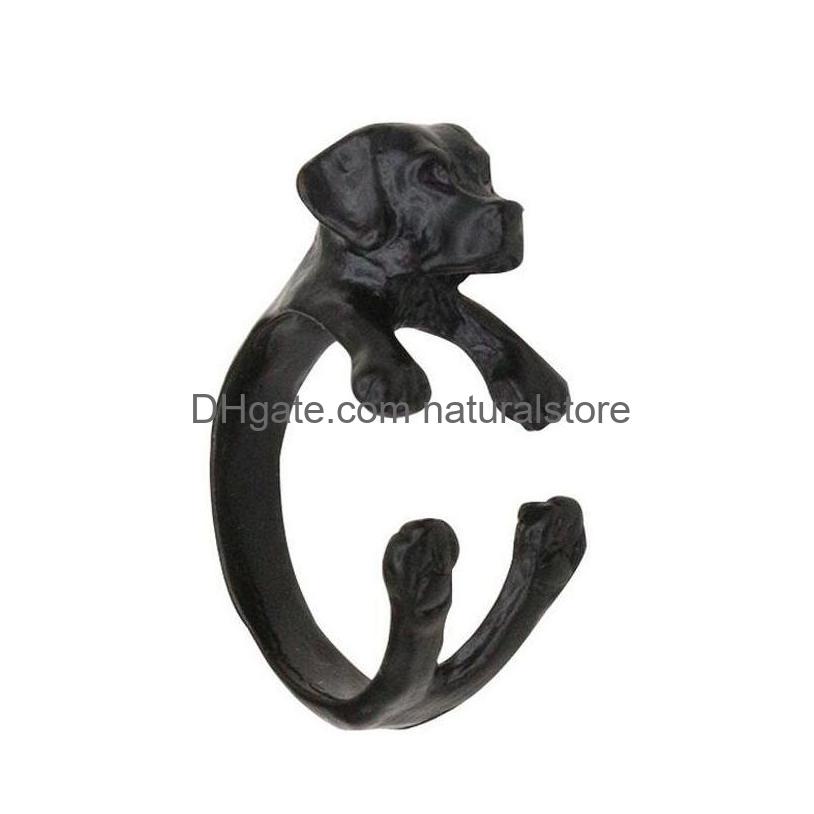 

Band Rings 10Pcs/Lot Antique Sier/Bronze Labrador Retriever Adjustable Animal Dog Breed For Women Wholesale Drop Delivery Jewelry Rin Dh9Ys