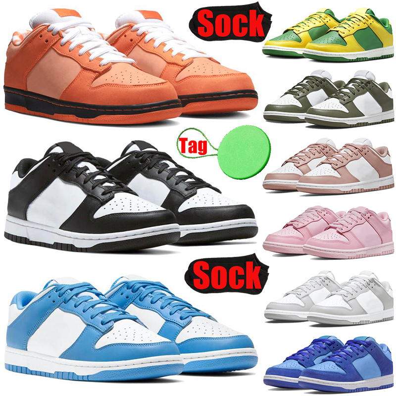 

Reverse Panda running shoes for mens womens Paisley Triple Pink UNC University Orange Lobster Grey Fog Syracuse Varsity Green men trainers, #19 rose whisper 36-45
