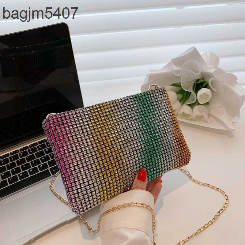 

2023 Women's Diamond Bag 80% Discount Wholesale Retail Chain for Women New Fashion Armpit Summer Portable with Diamonds, Black7