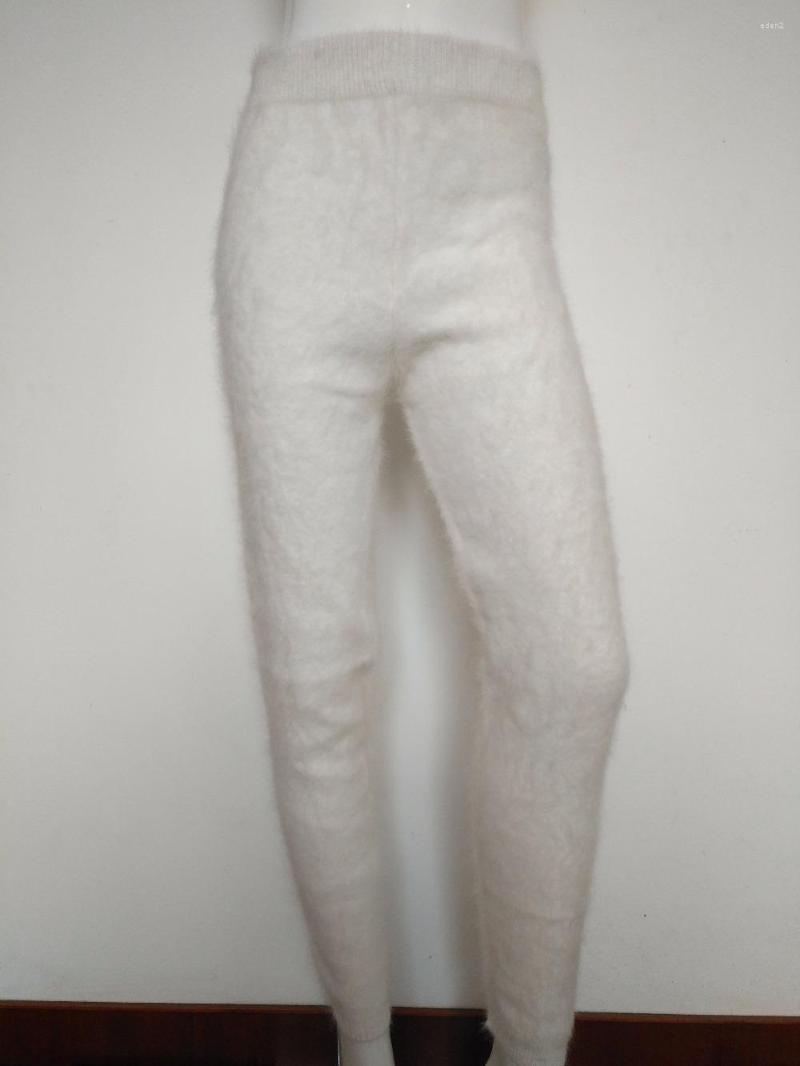 

Women' Pants Women' Winter Mink Cashmere Knitted Leggings Trousers Thick Warm Real Big Size Z234A, Yellow