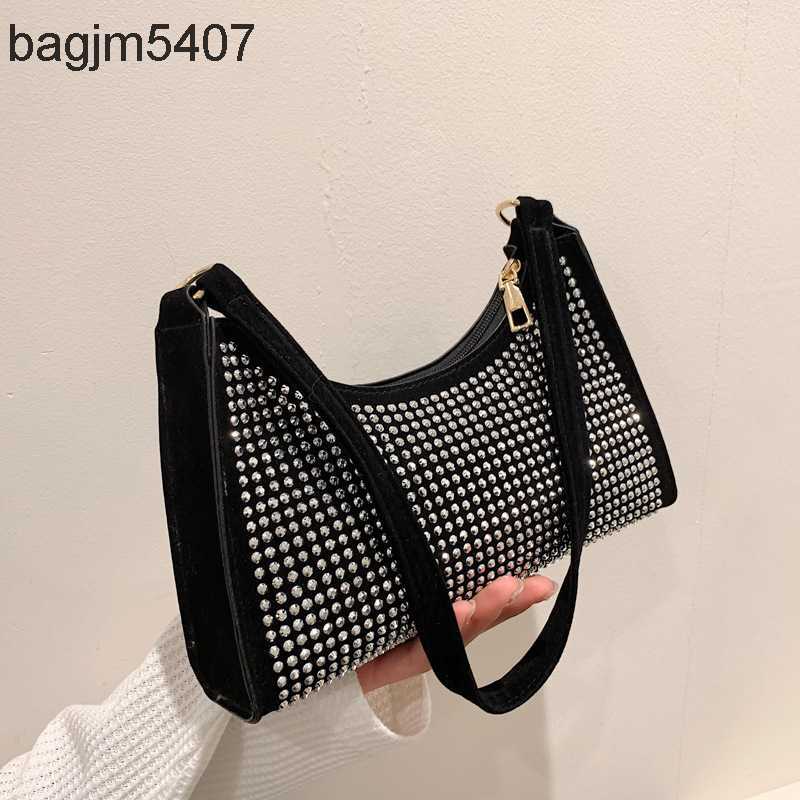 

2023 Fashion Rhinolite Bag 80% Discount Wholesale and Retail Summer New Women's Underarm Studded Hand Shoulder, White6