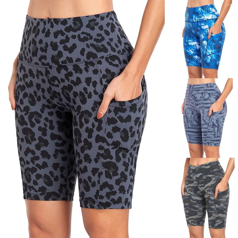 

Active Shorts Seamless Gym Leggings Print Workout Short Fitness Women Sport Summer High Waist Yoga Anti-sweat Leggins #T3G, Ny