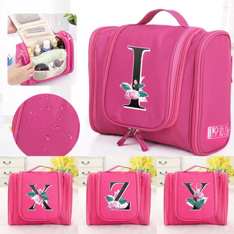 

Cosmetic Bags Women Makeup Portable Beauty Pouch Ladies Toiletries Storage Bag Waterproof Travel Make Up Organizer For Outdoors, Jc 167 (pink)