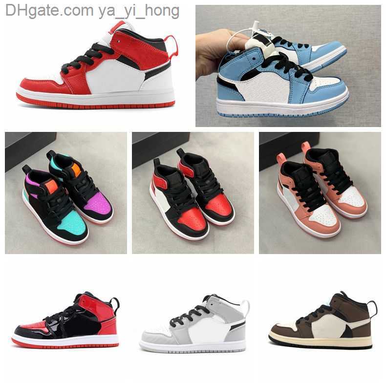 

Luxury Designer Infants 1s 1 Toddler Kids Basketball sport Shoes kid youth child shoe Pine Green Game Royal Scotts Obsidian Chicago Bred yayihong, #1