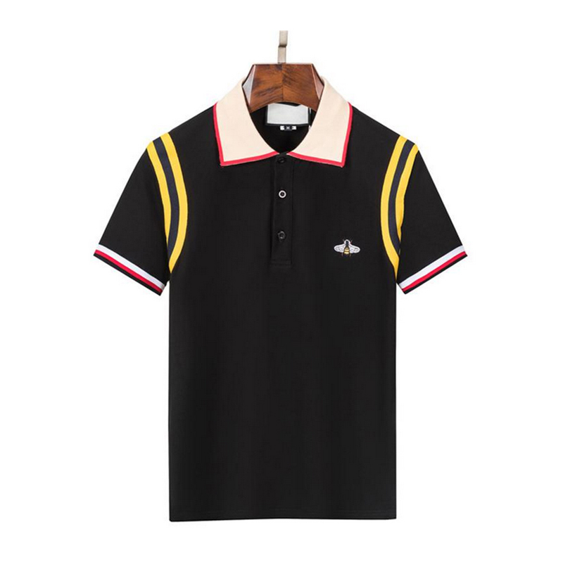

22ss Designer Men Polos Luxury Summer Men Contrast Polo Shirts Fashion Letter Print Brands, 06
