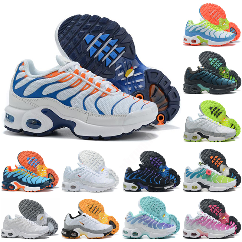 

TN Kids Shoes tn enfant Breathable Soft Sports Chaussures Boys Girls Tns Plus Sneakers Youth requin Trainers Size 24-35, Color 13