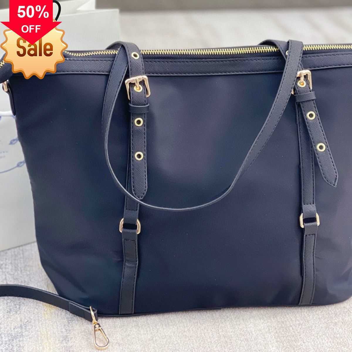 

Luxury Designer Handbags Women's Fashion Multi-functional Large Capacity Nylon Cloth Waterproof Shopping Travel Fitness Sports Handbag Factory Direct Sales, Black