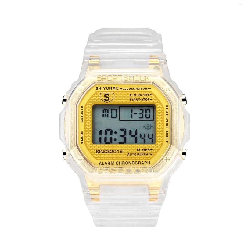 

Link Bracelets ROW14 Little Square Girl Student Simple Fashion Double Show Lovers Electronic Watch