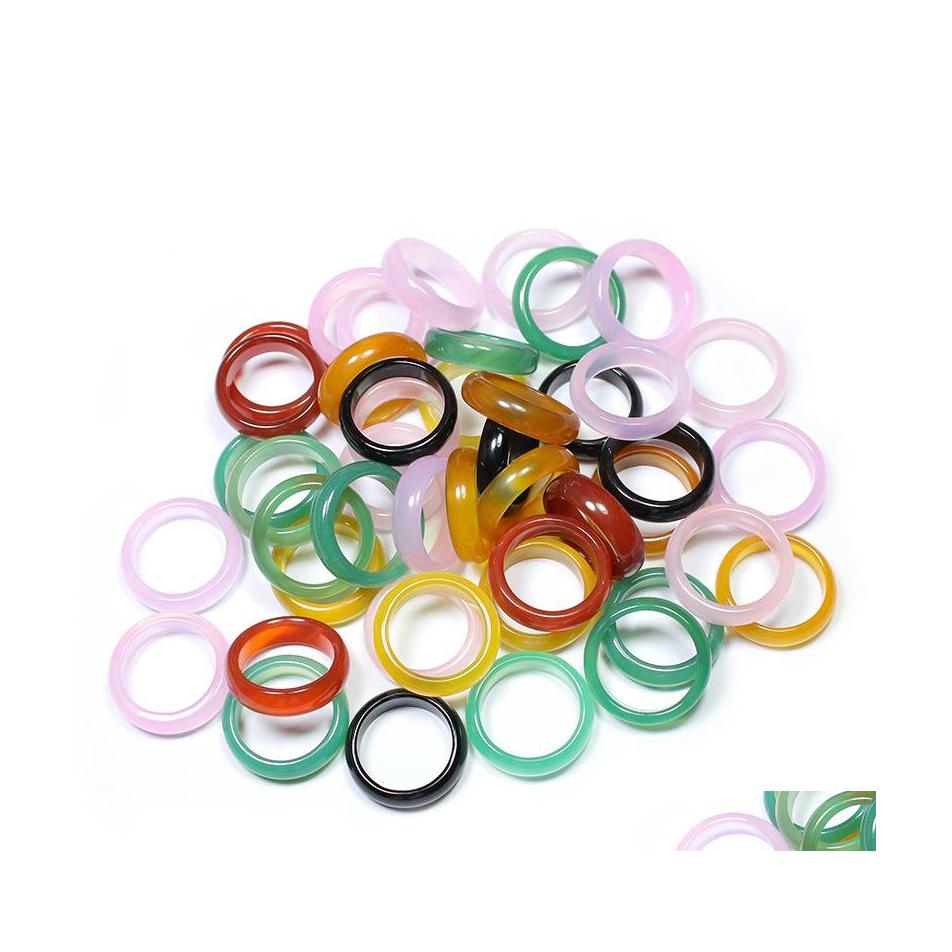 

Arts And Crafts Pink Green Red Glass Crystal Agate Jade Ring Jewelry Finger Rings For Women Me Sports2010 Drop Delivery Home Garden Dheub