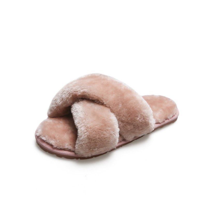 

New Kids Winter Shoes For Girl Fluffy Slippers Open Toe Flat House Slippers Toddler Girls Shoe Leopard Furry Indoor Slides 10 Colors Wholesale, More choices please contact us;thank you