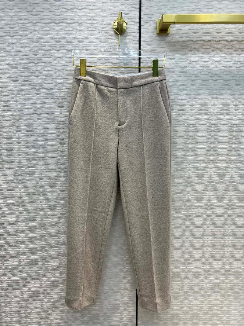 

Women's Pants Women's Wool Cotton Blended Suit Trousers 2022 Female Autumn And Winter Solid Color All-Match Long