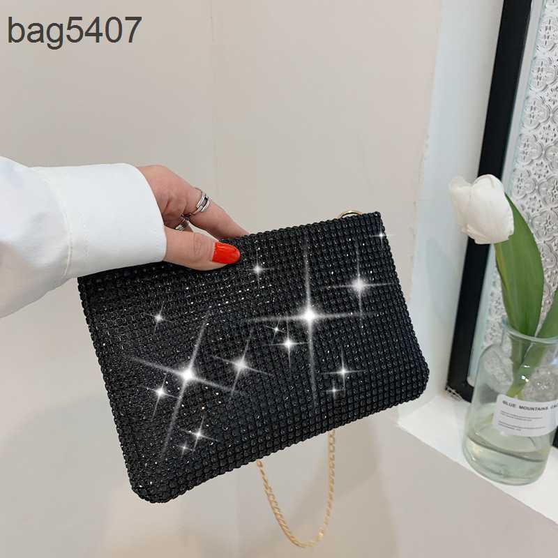 

2023 Women's Diamond Bag 70% Discount Wholesale Retail Female Letter New Small Square Sequins Wtern Style Hand, Black6