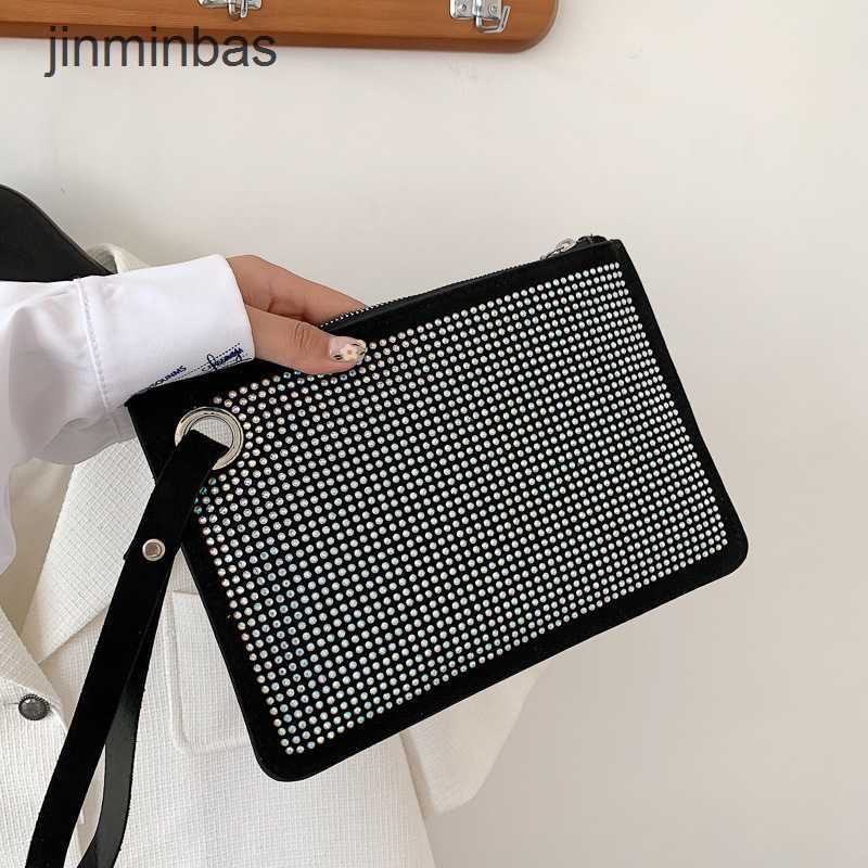 

2023 Women's Diamond Bag 55% Discount Wholesale Retail Rhintone Fashion New Summer Armpit Personality Hand, Black4