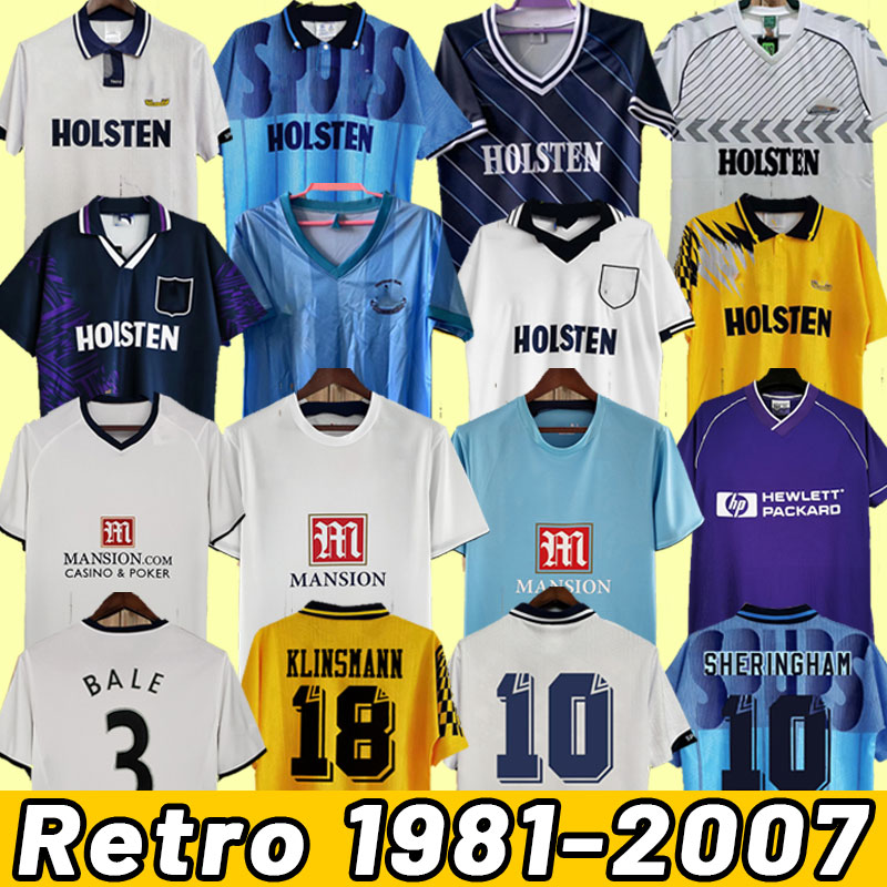 

Totten soccer jerseys 1990 1998 1991 1982 Retro Klinsmann GASCOIGNE ANDERTON SHERINGHAM Ginola BALE Ferdinand Centenary 92 93 94 95 08 09 MODRID 2006 88 89 1991 1994, 100th