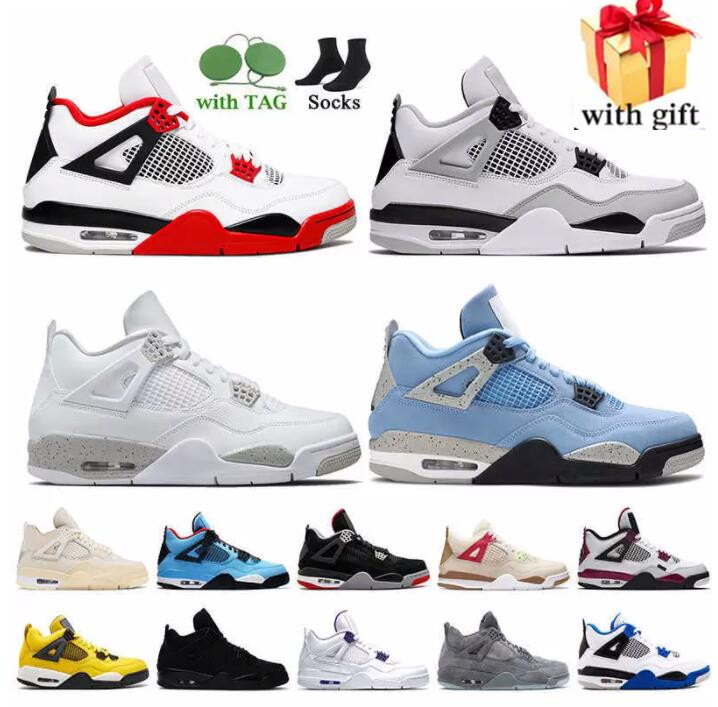 

Basketball Shoes Jumpman 4 jorden4s Fire Red Military Black White Oreo University Blue Sail Off Black Cat Wild Things Infrared Shimmer PSGs Court