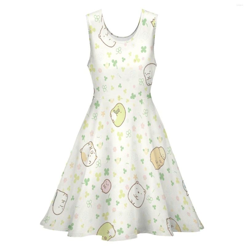 

Casual Dresses 2022 Summer Women's Dress Fashion Elegant Floral Skirt Printing Unique Y2K Style A-shaped Evening Seaside, Tq5ke22281ks