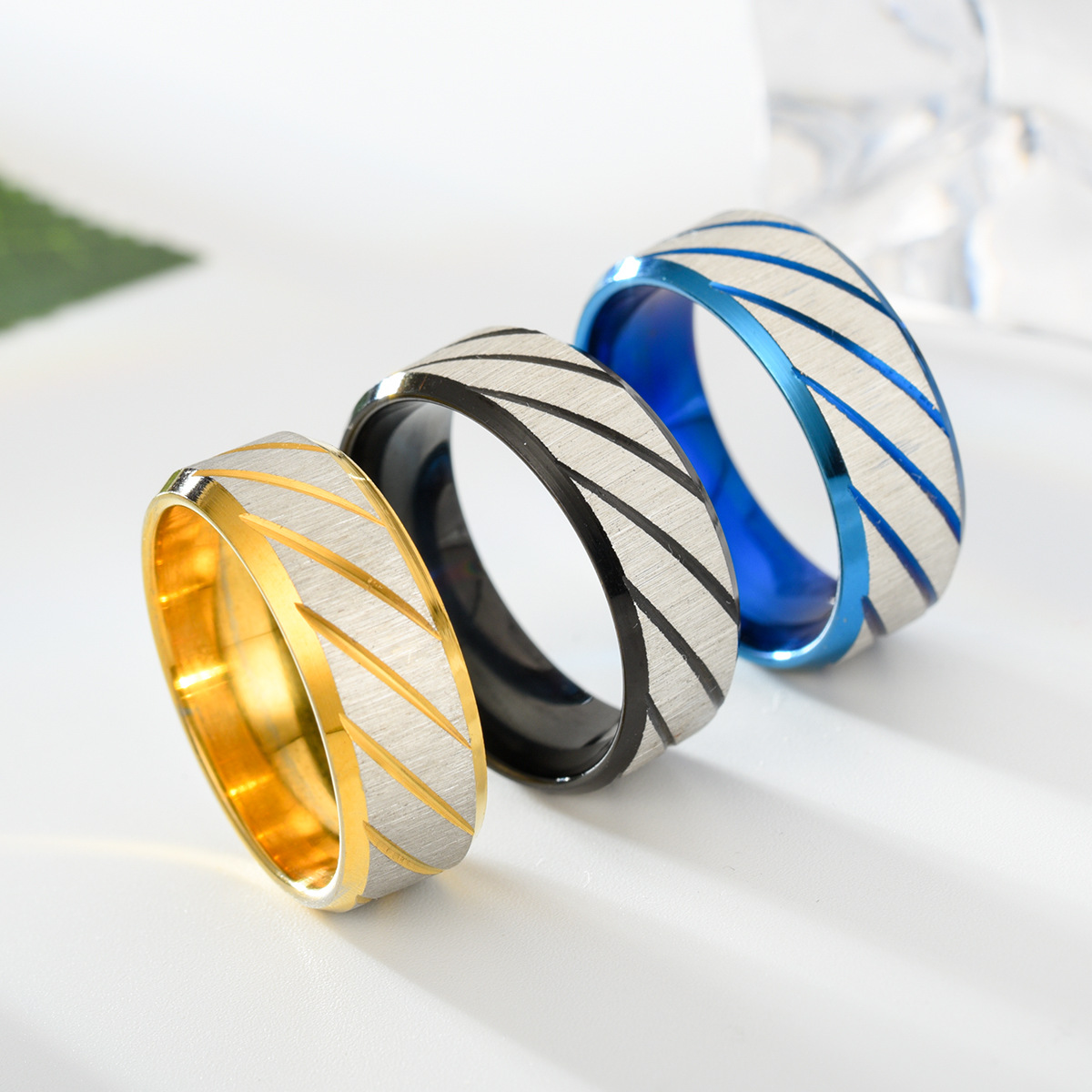 

Designer Ring Man Nail Ring stones design Screw jewelrys Silver Gold Rings jewelry for men