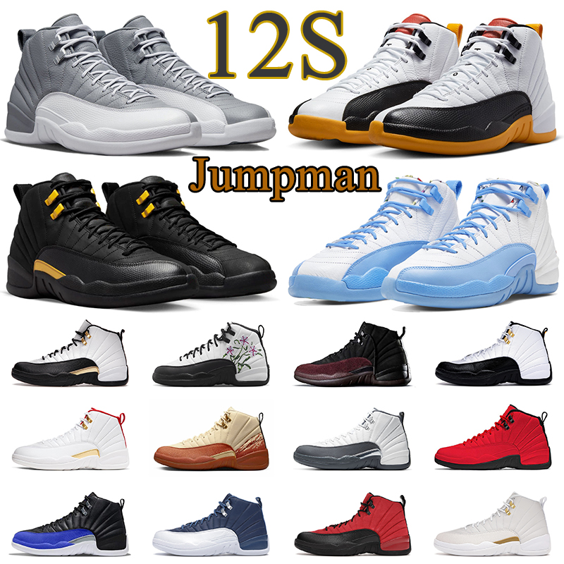 

Jumpman 12 men women 12s basketball shoes Black Taxi Stealth Hyper Royal Utility Wolf Grey mens outdoor sport sneaker trainers, #6 36-47 12s hyper royal