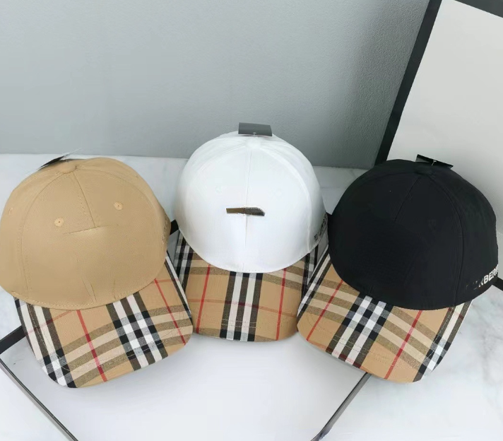 

Korean Style Plaid Baseball Cap Cotton Boy and Girl Sunshade Sun-Proof Peaked hat European and American Baseball Caps, Aspic