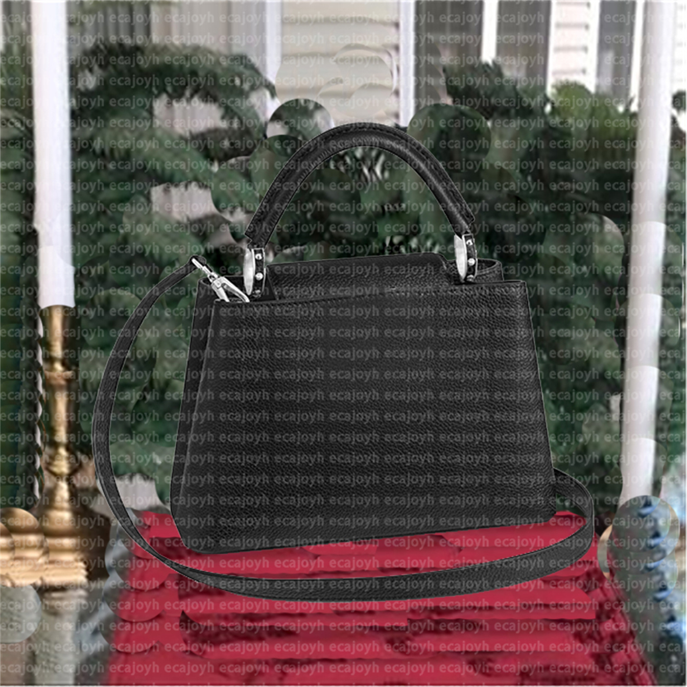 

Luxury Pink Designer Bag Classic Women Shoulder Bags Ecajoyh Chain Handbag Pattern Leather Cross Body Handbags Zipper Crossbody Totes, #wd01