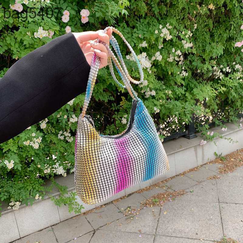 

2023 Fashion Diamond Bag 80% Discount Wholesale and Retail Simple Spring Summer New Inlaid Banquet Personality h, Purple5