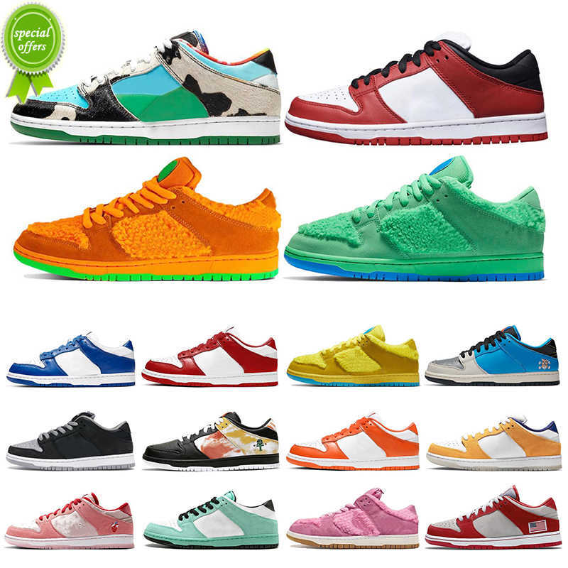 

OG SB Low men women running shoes University Red green bear Kentucky Syracuse Safari womens sports sneakers size 36-45, Tr sc
