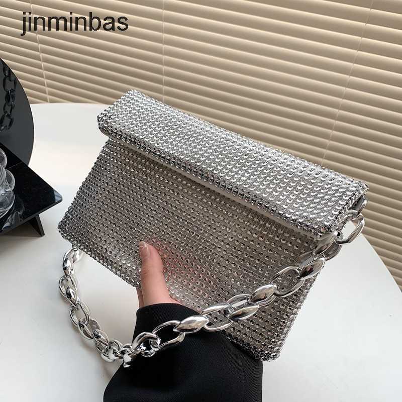 

2023 Women's Diamond Bag 55% Discount Wholesale Retail Rhintone Bag New Trend Underarm Single Shoulder Msenger Small Hand, Green5
