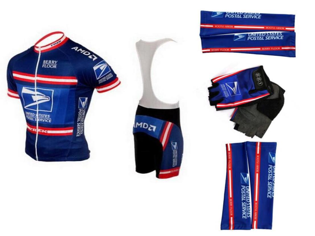 

2022 USPS US United States Postal Cycling Jersey Breathable Cycling Short sleeve Kits Summer Quick Dry Cloth MTB Ropa Ciclismo B164833745, Arm warmers